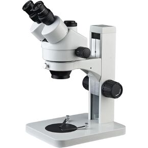 7X-45X Trinocular Zoom Stereo Microscope with LED Illumination for PCB Inspection and Repair