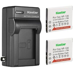 Kastar AC Wall Battery Charger Replacement for Casio Exilim EX-Z780, Exilim EX-Z790, Exilim EX-Z880, Exilim EX-Z890, Exilim EX-Z900, Exilim EX-Z910, Exilim EX-ZS10, Exilim EX-ZS12 Cameras