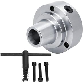 5 Inch 5C Collet Chuck for Lathe Use, High Precision 0.0006" TIR, Complete Tool Accessories for Machining and Metalworking