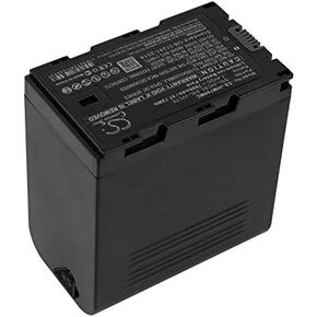 Compatible with Battery for JVC SSL-JVC50, SSL-JVC70, GY-HM200, GY-HM200E, GY-HM200ESB, GY-HM600, GY-HM600E, GY-HM600EC, GY-HM600U, GY-HM620E, GY-HM650 (7800mAh)