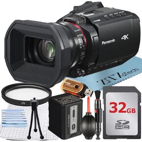 Panasonic HC-X1200 Camcorder with 32GB Memory Card + UV Filter Accessory Bundle
