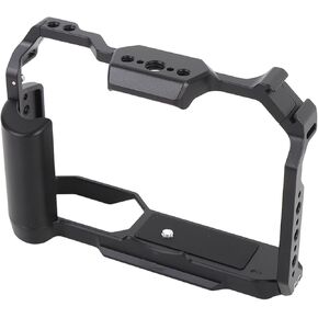for Nikon ZF Camera Cage, Camera Frame Rig with 1/4in 3/8in Screw Hole & Cold Shoe, Metal Video Camera Cage Rig for Nikon ZF Accessories