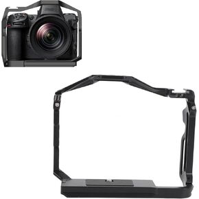 for Nikon Z8 Camera Cage, Camera Frame Rig with 1/4in 3/8in Screw Hole, Metal Camera Video Rig for Nikon Z8 Accessories