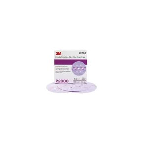 3m 3M-30766 Purple Finishing Film Hookit Disc, P2000