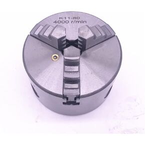 3 Inch 3 Jaw K11-80 Mini LATHE Chuck Self-Centering K11 80 80mm With Wrench Screws Hardened Steel For Drilling Milling Machine