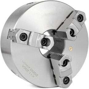Three-jaw Self-centering Chuck K11-250 K11-250A Precision Lathe Linkage Jaws Rear Installation Front Installation (Color : K11 250A Size : 1pc)
