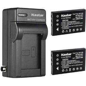 Kastar AC Wall Battery Charger Replacement for DXG DXG-505V DXG-521 DXG-571V DXG-581V DXG-589V DVV-581 DVH-582 Camera, Listen Technologies LA-365