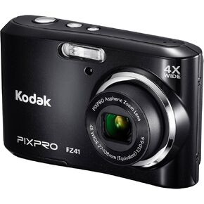 Kodak Pixpro الصديقة Zoom FZ41 16 ميجابكسل الكاميرا الرقمية مع تكبير بصري 4x وشاشة 2.7 "شاشة LCD (أسود)
