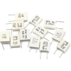 Resistors 10pcs/lot 5W Cement Resistor BPR56 Non-inductive Ceramic Resistance(0.47R)