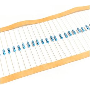 Resistors 1/4W 1Percent Metal Film Resistance Car Repair Resistor, 6 Types of Electronics Kit(2.2ohm)