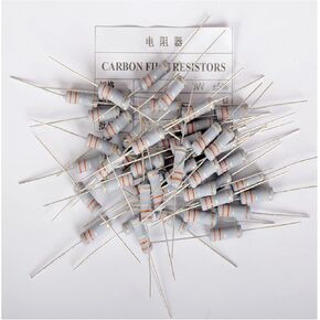 Resistors 130Pcs 3W 5Percent 4.7K- 68K Ohm 26Values -5Pcs Carbon Film Resistors Metal Oxide Kit