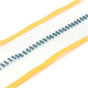 Resistors 150pcs Metal Film Resistor 2W 30 Value Assorted Set 0.1 Ohm -750 Ohm 1K-820 Five-Color Ring Resistors(2W -0.1 ohm -750 ohm)