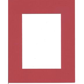 Pack of 2 24x36 Real Red Picture Mats with White Core, for 20x30 Pictures