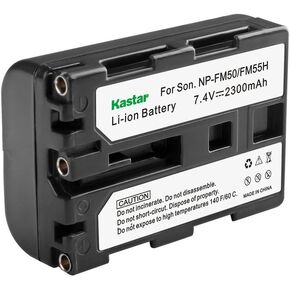 بطارية KASTAR لـ Sony NP-FM50 NP-FM55H BC-TRM و HDR-HC1 DCR-TRV280 TRV350 TRV250 TRV19 TRV22 TRV33 TRV460 TRV140 TRV17 TRV330 TRV38 TRV480 TRV260 TRV138 D1000