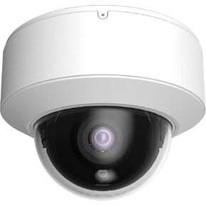 5MP HD PoE Dome Network Camera IP-5VP5S41-28, Titanium IP Security Camera System, 98ft Night Vision, Smart Motion Detection, Built in Mic, IP67, 2.8mm Fixed Lens, Micro SD Slot, White