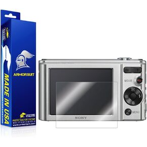 ArmorSuit Sony DSC-W800 Camera Screen Protector Full Coverage MilitaryShield Screen Protector for Sony DSC-W800 - HD Clear Anti-Bubble Film