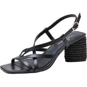 Linea Paolo - HAZEL - Womens Raffia Block Heel Sandals