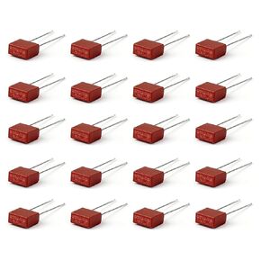 Resistors 55pcs/Set Square Fuse Assortment Kit 392 0.5A 1A 2A 2.5A 3.15A 4A 5A 6.3A 8A 10A 15A 250V Fuses Slow Blow Tube Fuse Set