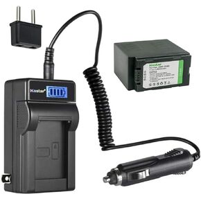 Kastar 1-Pack CGR-D54 Battery and LCD AC Charger Compatible with Panasonic AG-DVX102 AG-DVX102A AG-DVX102B, AG-HPX170, AG-HPX171, AG-HPX250 AG-HPX250EN AG-HPX250P AG-HPX250PJ Camera