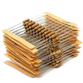 Resistors 300pcs 30value Rang 1ohm-3M ohm 1/2W Carbon Film Metal Resistors Assortment Kit Set 30 Values Resistor