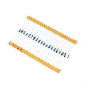 Resistors 600pcs 1/4W 10 Ohm - 1M Metal Film Resistors 30 Value 1Percent Assortment Kit
