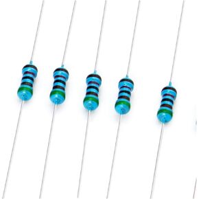 Resistors 1/4W Resistors 1Percent Metal Film Resistor Kit 30Values- 20pcs Colored Ring Resistance Box 600pcs Set
