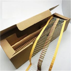 Resistors 2880Pcs 1/2W 5Percent 0.5W 0.1-10M Ohm 144Values X 20Pcs Carbon Film Resistor Kit Torlerance Pack Set