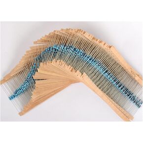Resistors 1280PCS 1/8W 1Percent 1R-10M Ohm 64Values -20PCS Metal Film Resistor Assorted Kit