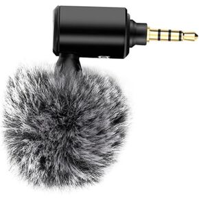 Cordless Smartphone Microphones, Plug-Play Microphone for Interview Video Podcast Vlog