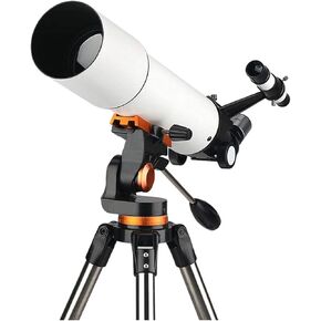 Telescope Mount Astronomical Refracting Telescope for Kids Beginners - Travel Telescope with Carry Bag Phone Adapter Telescopes for Adults