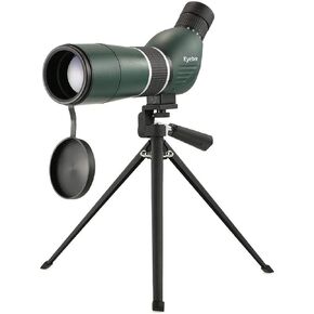 Telescope for Beginners, 20-60x60 Angled Spotting Scope with Tripod, PortableScope Monocular Telescope with Tripod Carry Case for Bird Watching Camping Backpacking