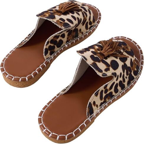 Gorglitter Women's Rainbow Colorful Summer Flat Sandals 2025 Boho Beach Vacation Slides Slides in Kuwait