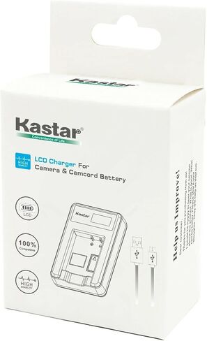 Kastar LCD Triple USB Battery Charger متوافق مع Canon NB-5L NB5L ، NB-5LH NB5LH ، 1135B001 بطارية ، شاحن CB-2LX CB-2LXE in Kuwait