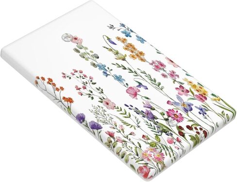 Rustic Wild Floral Vintage Watercolor Flower 1 Gang Light Switch Cover No Decive Blank Wall Plate Decorative for Bathroom Home Living Room Bedroom Art Panel Decorate in Saudi Arabia
