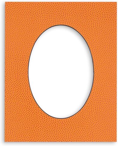 CountryArtHouse Chamois Yellow Acid Free 8x10 Oval Picture Frame Mat with White Core Bevel Cut for 6x8 Pictures - Fits 8x10 Frame - Pack of 1 Matboard in Saudi Arabia
