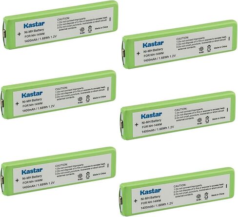 Kastar 2-Pack 7/5F6 1.2V Ni-MH Battery Replacement for Sony NH-14WM, NH14WM, NH-14WM(A), NH14WM-BC, WM-EX921, WM-609, D955 DEJ01, DEJ925, MZE25, MZE30, MZE35, MZE44, MZE45, MZE50 Portable CD/MD/MP3 in Kuwait