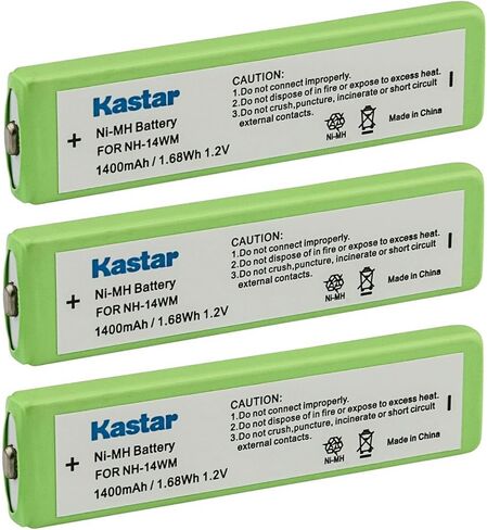 Kastar 2-Pack 7/5F6 1.2V Ni-MH Battery Replacement for Sony NH-14WM, NH14WM, NH-14WM(A), NH14WM-BC, WM-EX921, WM-609, D955 DEJ01, DEJ925, MZE25, MZE30, MZE35, MZE44, MZE45, MZE50 Portable CD/MD/MP3 in Kuwait
