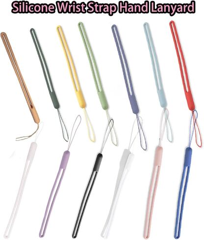 Hand Wrist Strap Lanyard, Colorful Silicone Hand Wrist Straps Wrist Lanyard for Phone, Camera, Keys,Wallet, Badge in Saudi Arabia