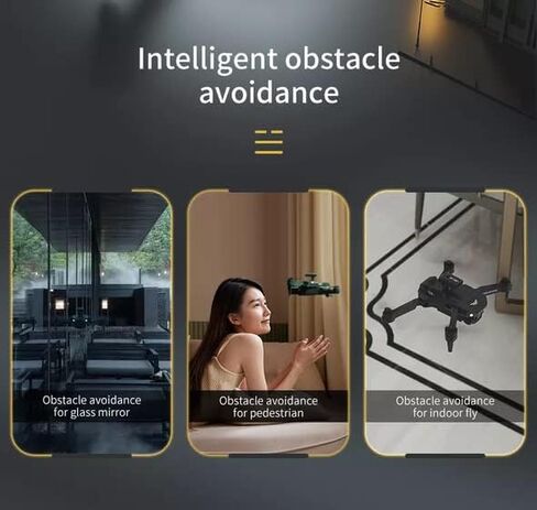 ISPEKTRUM RTH106 DRONE 4K DUAL CAMERA 360 نظام تجنب العقبات RC Quadcopter مع عودة تلقائية متقدمة ، وضع مقطوع الرأس ، 360 التقليب (الأزرق) in Kuwait