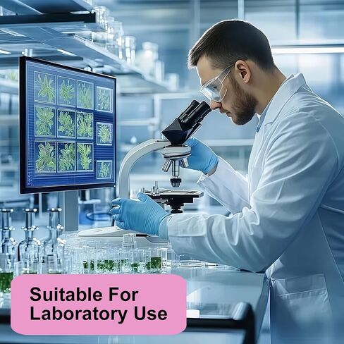 Microscope Accessories Slides and Coverslips Set - 50 Glass Slides & 100 Coverslips, Optically Clear Premium Quality, Lab Experiment Slide Kit Compatible with Most Microscopes in Kuwait