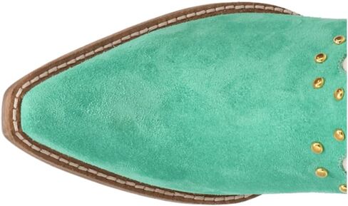 Dingo Womens Rodeo Queen مطرزة بأصابع القدمين القنص المسحوب على أحذية غير رسمية في الكعب منتصف 2-3 " - أسود ، أبيض in Saudi Arabia