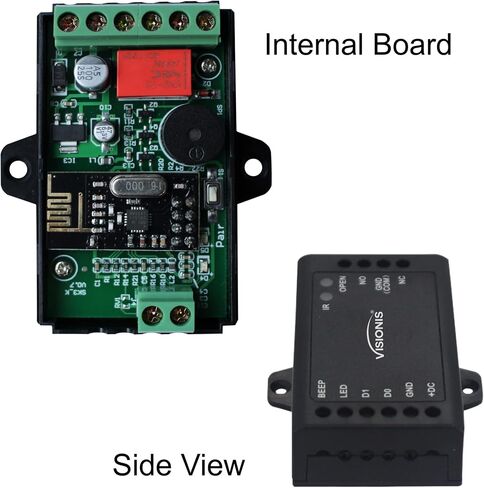 Visionis FPC-8911 VIS-3022 Access Control Outdoor Weatherproof Metal Housing Digital Keypad Reader Standalone with Mini Controller, Wiegand 26 EM Cards, Power Supply, Pack of 10 Proximity Key Tags in Saudi Arabia