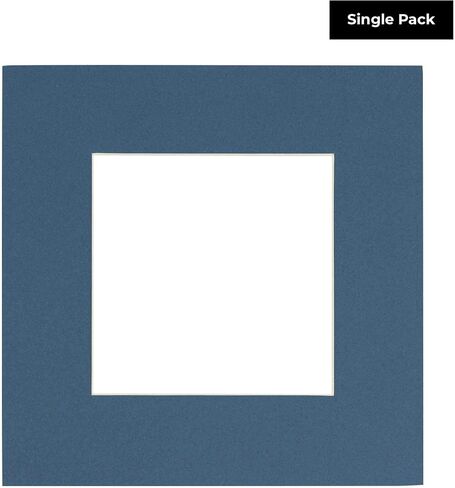 CountryArtHouse Orange Acid Free 14x14 Square Picture Frame Mat with White Core Bevel Cut for 10x10 Pictures - Fits 14x14 Frame - Pack of 1 Matboard in Saudi Arabia