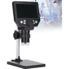 Portable Digital Microscope,7 Inch LCD Digital Microscope,USB Interface Connection LED Lighting Can Record Video or Take Photos,Easy to Operate, Wide Range of Uses for Laboratory Observation