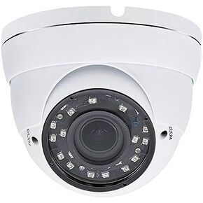 Evertech CCTV Security Camera Day and Night Vision Indoor Outdoor Adjustable Lens Manual Zoom Compatible with 1080p / 720p DVRs (AHD/TVI/CVI/Analog)
