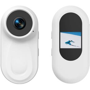 Thumb Action Camera, HD 1080P Video Recorder, with 360°Rotatable Clip & Magnetic Clip, with Motion Detection, for Pet Walking, Work, Travel (1080P-8G)