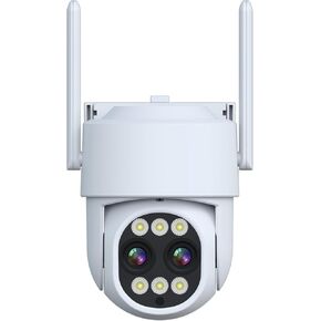 Dual Lens 4MP PTZ Wireless Security Camera