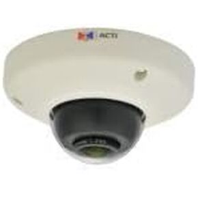 ACTI CORPORATION E96 5MP Basic WDR Mini Fisheye Network Dome Camera with 1.19 mm Fixed Focal Lens, RJ45 Connection.