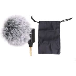Premium 90 Degree Rotation Smartphone Microphone, Adjust Noise Reduction Mobile Phone Mic(3 5mm)