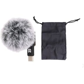 Premium 90 Degree Rotation Smartphone Microphone, Adjust Noise Reduction Mobile Phone Mic(Type c)
